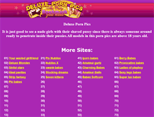 Tablet Screenshot of deluxepornpics.com